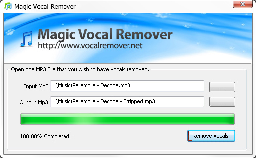 mp3 vocal remover free download